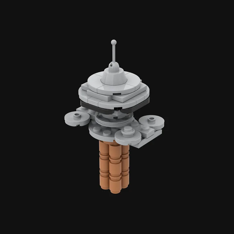 Modelo de filme popular moc tijolos de construção filme arquitetura estação pesquisa tecnologia modular presente feriado montar brinquedo das crianças