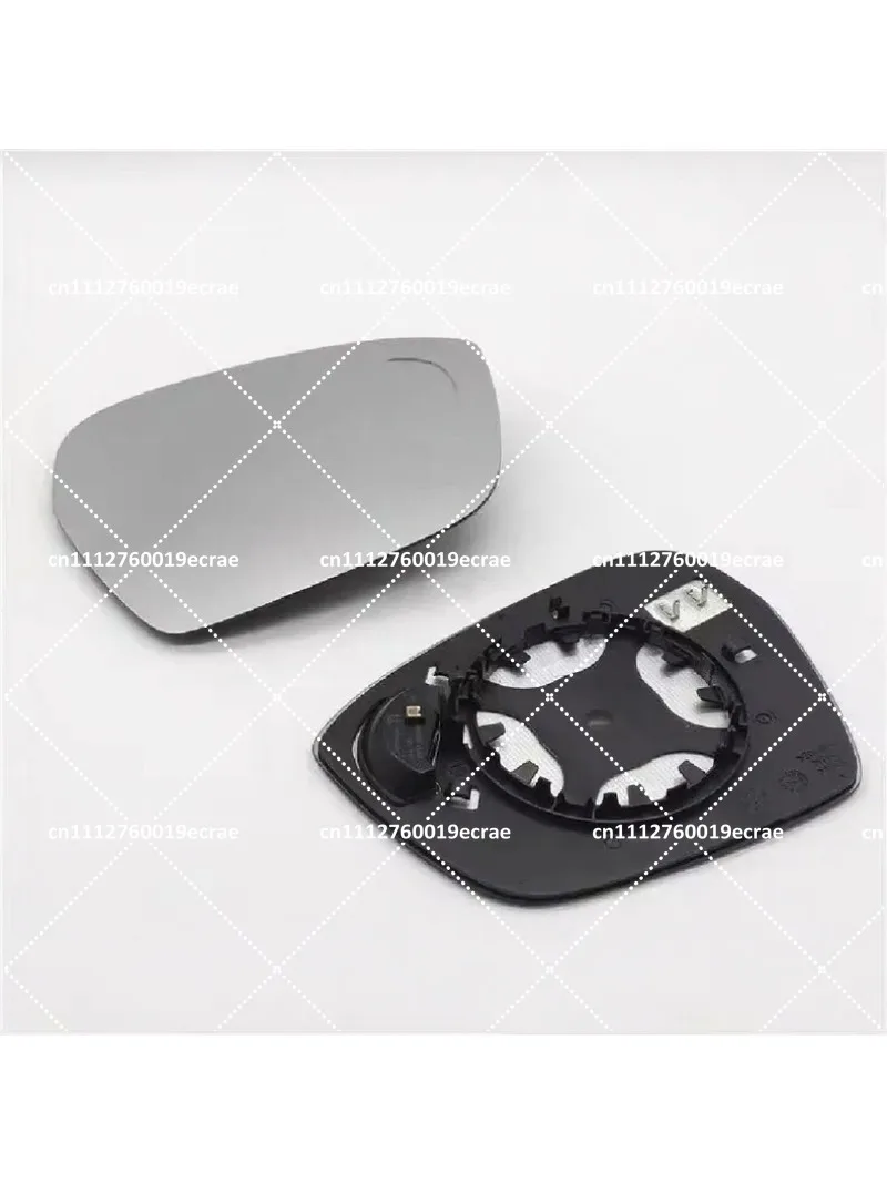 Car Rearview Mirror Lens with Blind Spot Monitoring Side Mirror Blue White Lens