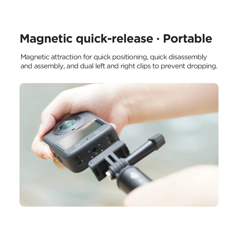 For DJI Osmo 360 Two Claw Magnetic Quick Release Mount Base Sports Portable Camera Accessory Travel Outing Portability Adapter