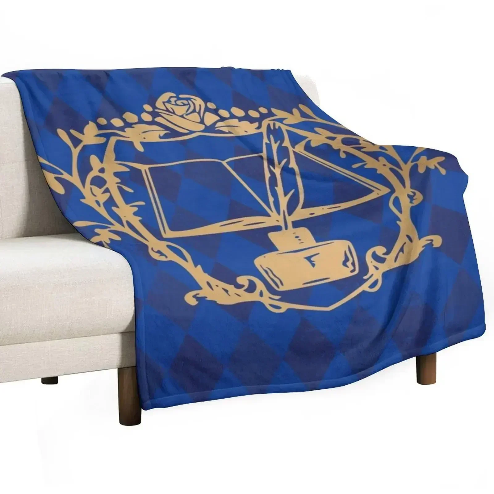 

Myne's Crest Ascendance of a Bookworm Throw Blanket Decorative Throw Giant Sofa christmas gifts heavy to sleep Blankets