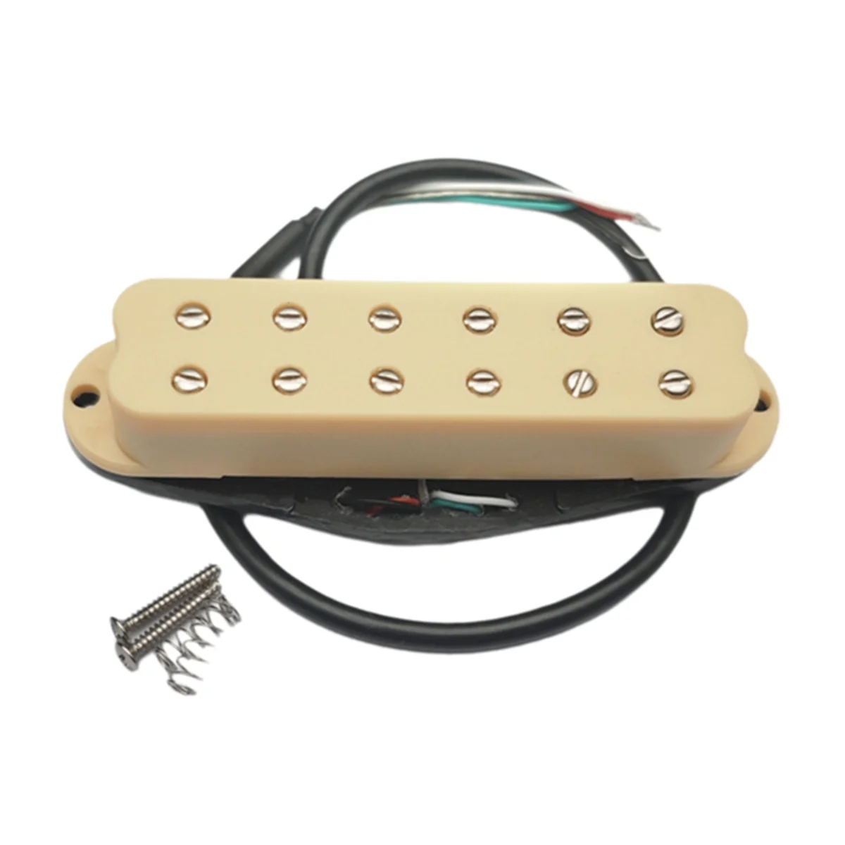 Micro guitare simple à double bobine, faible bruit, haut rendement, jaune JAS