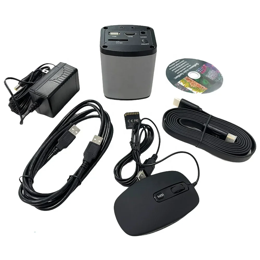 

2026unique PCT-HD5M 5.0MP FHD Микроскоп HD с живым изображением для научных и промышленных применения