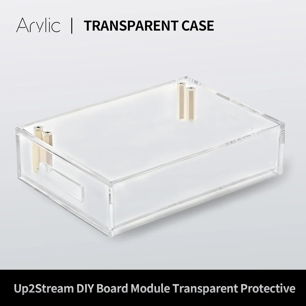 Up2Stream Transparent Protective Case for DIY Board Module HD DAC Board Enclosure Clear Enclosure for Electronics