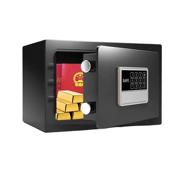 Elektronische digitale Finger abdruck Schließfach Safes für Büro Home Bank kleine Metall Safe Safe Passwort Finger abdruck Schloss