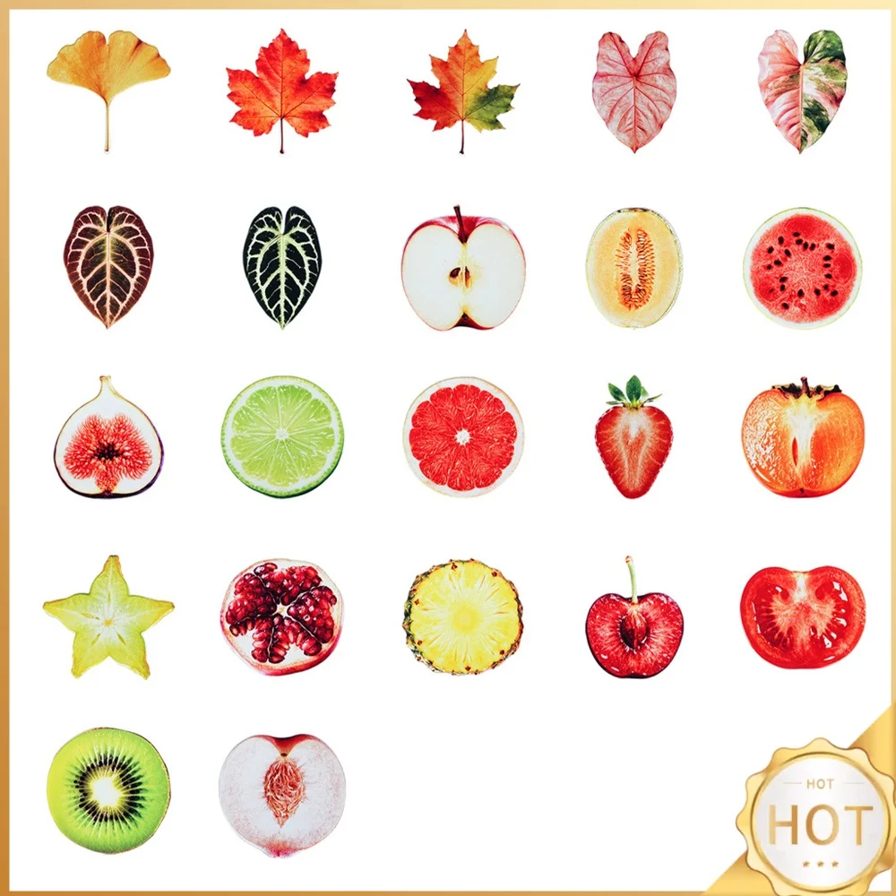 Fruit Acrylic Bookmarks Translucent Refractive Color Aesthetic Cute Creative Reading Bookmark for School Student Office
