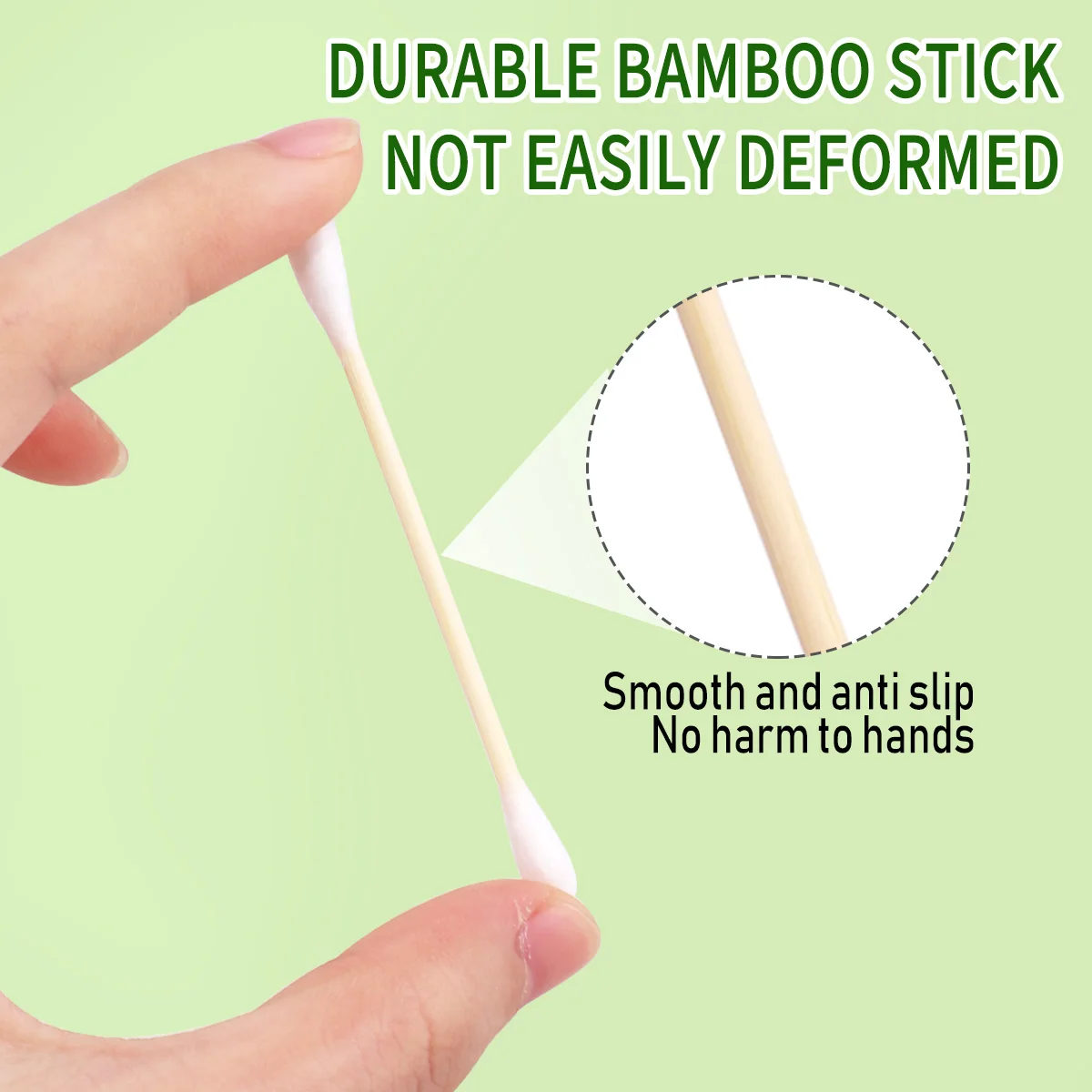 600 hisopos de algodón combinados portátiles, hisopos de algodón de doble cabeza para desgarro y maquillaje de orejas, hisopo de algodón especial desechable.