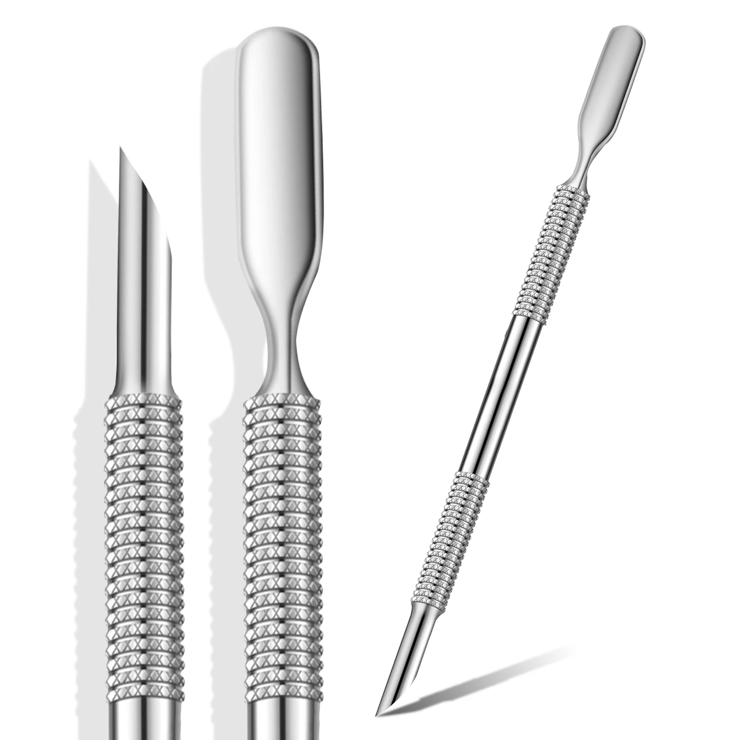 

1 шт., толкатель для кутикулы ногтей из нержавеющей стали, инструмент для удаления УФ-геля, инструмент для удаления маникюра, педикюра, инструменты для удаления омертвевшей кожи, инструменты для очистки ногтей