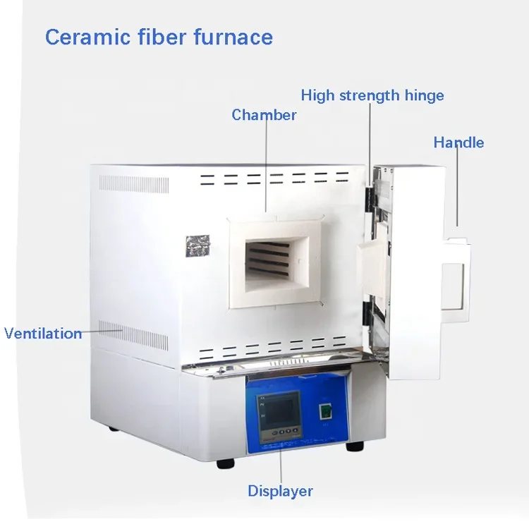 

Small Size Laboratory 1000 Degree 1200c High Temperature Muffle Furnace
