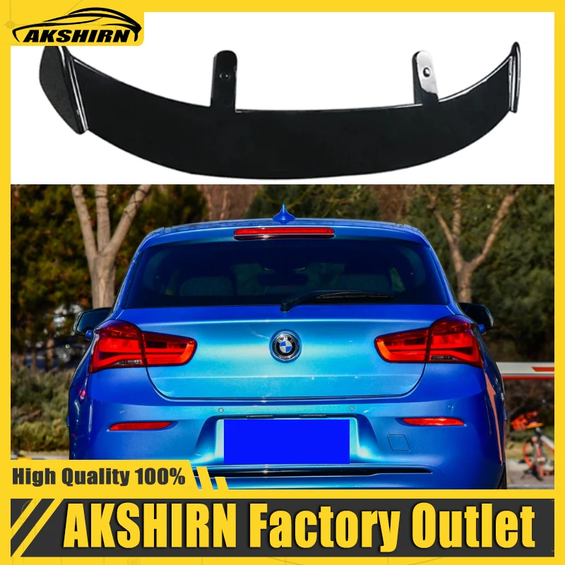 Roof Spoiler for BMW 1 Series E81 E82 E87 E88 2004-2011 REAR WING SPOILER Abs Carbon Look Lip Spoiler Hatchback Universal