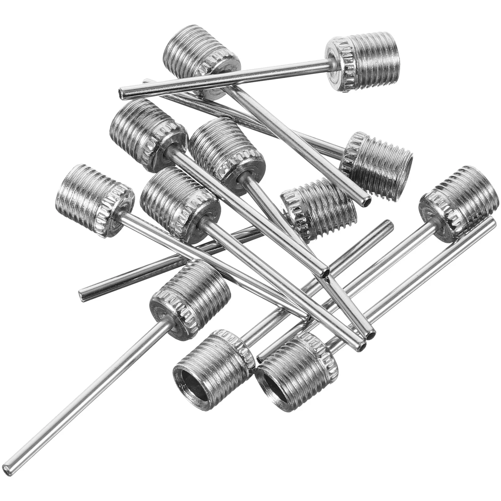 เข็มสูบลมอเนกประสงค์ 100 ชิ้น ทำจากสแตนเลส ใช้งานง่าย พกพาสะดวก ทนทาน