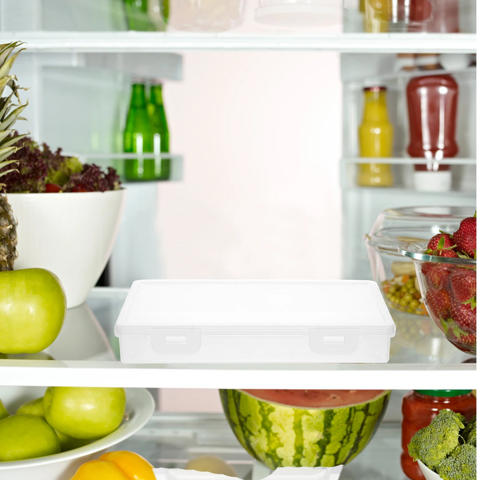 

Cheese Storage PP Material Fridge Containers Butter Butter Boxes Slices Cases Kitchen Boxes Long Life Easy Clean