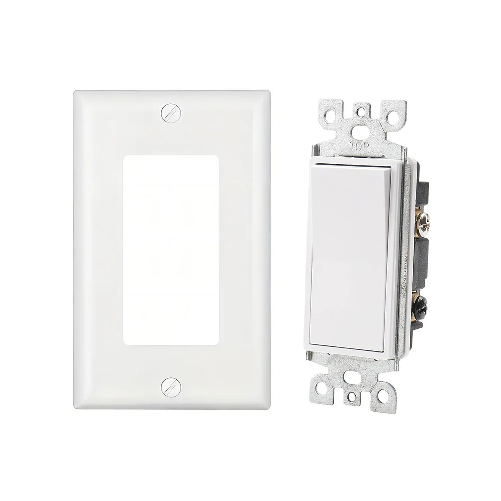 US Standard Wall Switches & Outlets Kit，Motion Sensor Light Switches，with USB Type-C，Includes Faceplates，for USA,Canada