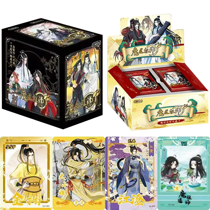 Mo Dao Zu Shi Card Yiling Patriarch Wei Wuxian Lan Wangji Anime TCG Trading Game Collection Cards Toys Gifts