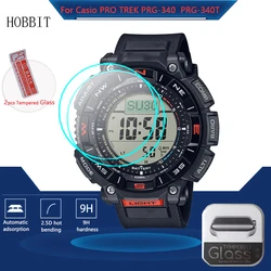 2PCS Tempered Glass Screen Protector For Casio PRO TREK PRG-340 PRG-340T Water-proof Glass HD Clear Watch Screen Protective Film