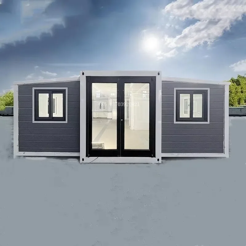 Customized Steel Structural Prefab House and Expandable House Modular Residential Prefabricated Container Houses Easy To Ship