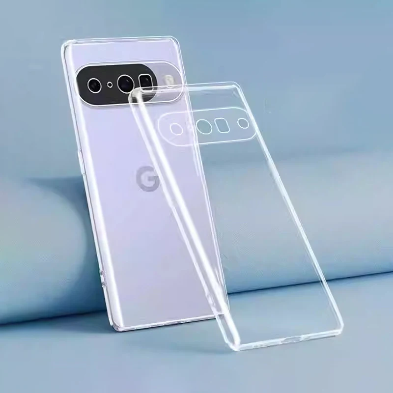 

Soft TPU Crystal Transparent Luxury Lens Protective Case for Google Pixel 10 Pro XL 5G Ultra Slim Fit Phone Cover Shockproof TPU
