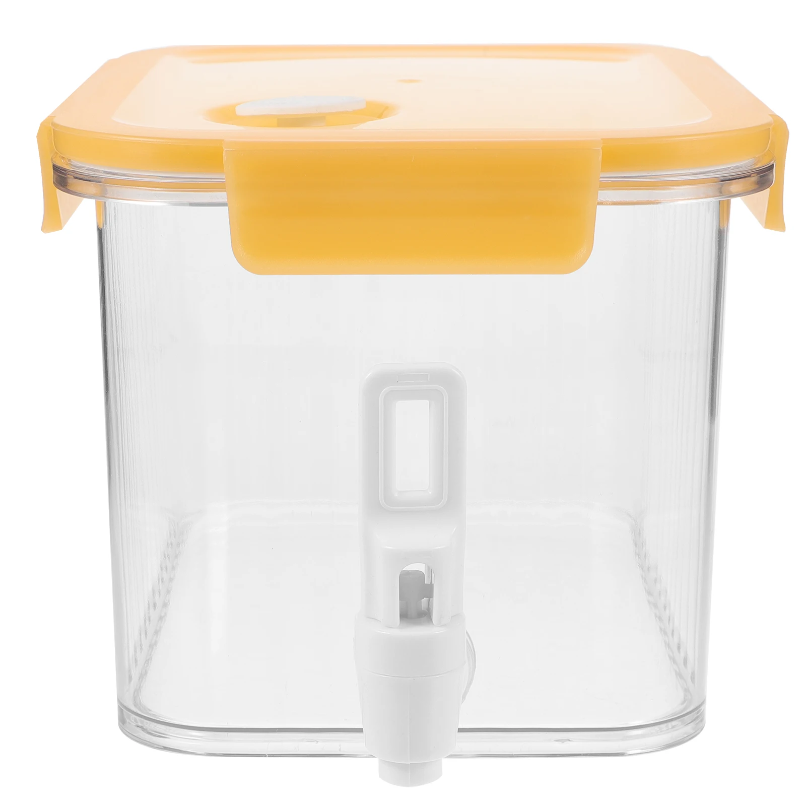 

Cold Water Jug Fridge Dispenser Plastic Container High Temp Food Grade Spigot Juice Milk Outdoor Beverages Storage