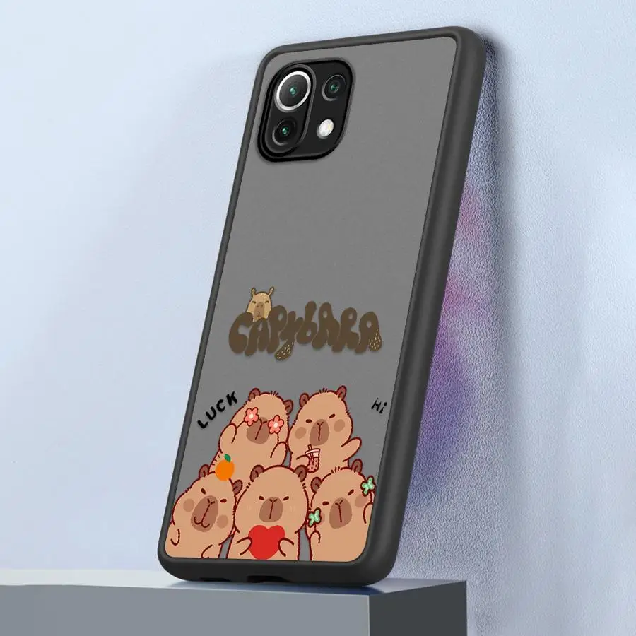Casing Ponsel untuk Xiaomi Mi 11 Lite 11T 12X 12T 11T Pro Sampul Lembut Caypabara Bahagia Lucu