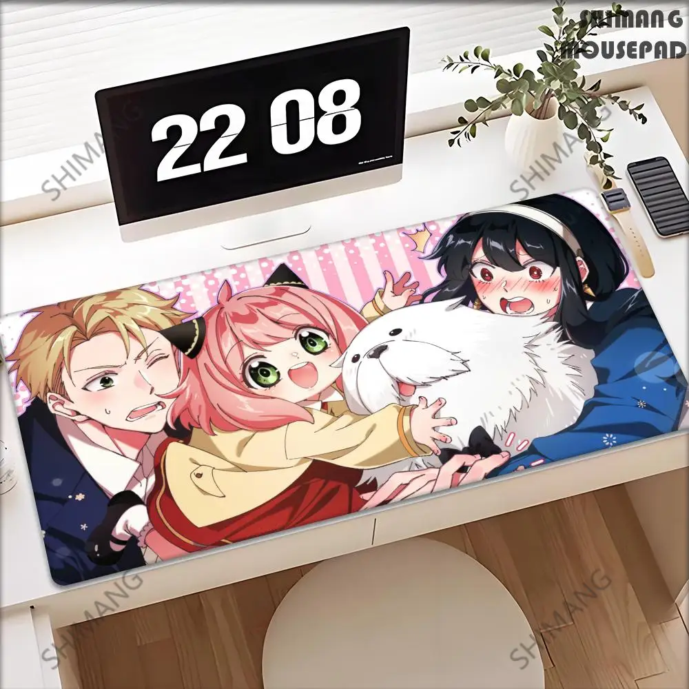 

1pc-Anime S-SPYx FAMILY Floor Mat Mouse Mat Desk Mat With Pad Gaming Accessories Prime Gaming XXL Keyboard Pad Padding Mat