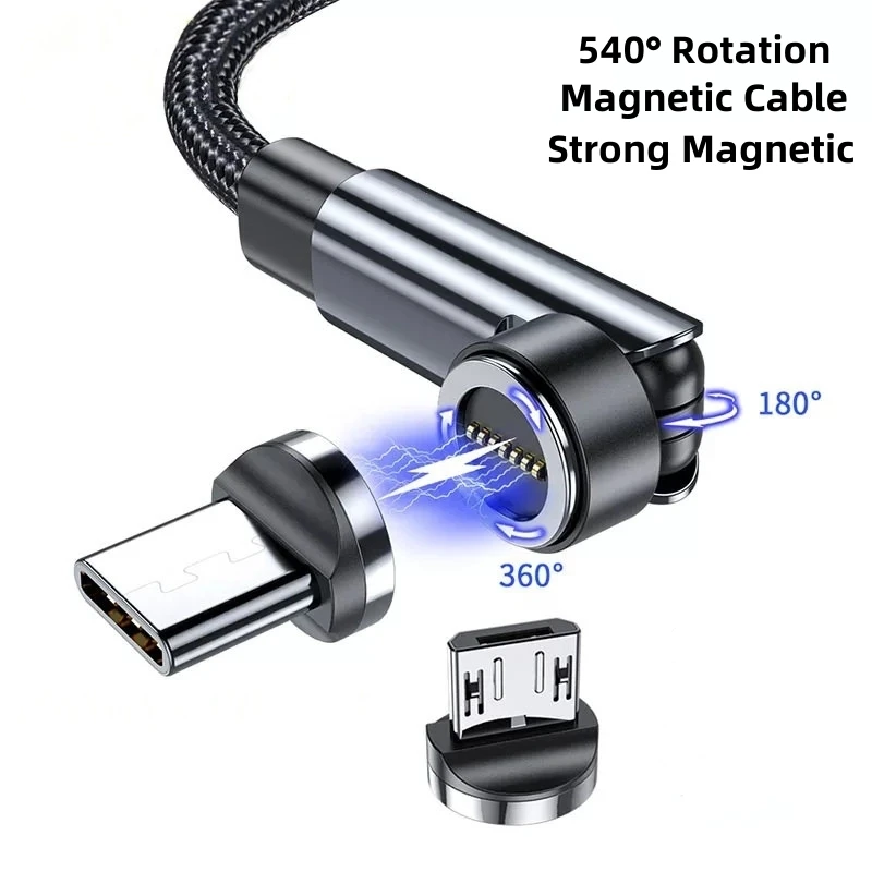 

Magnetic Cable 3A USB Magnetic Phone Charger Micro Type C 3 In 1 Magnet Charger For Xiaomi Samsung Type C Micro USB