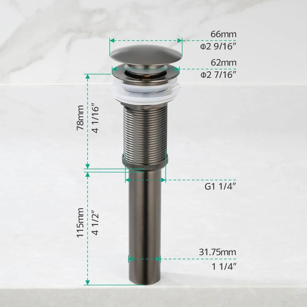 ก๊อกน้ำอ่างล้างหน้าแบบหมุนได้สีเทาพร้อมท่อระบายน้ำแบบป๊อปอัพและแผ่นปิด 10 แผ่น ดีไซน์ทันสมัยเพื่อเพิ่มประสิทธิภาพการทำงาน