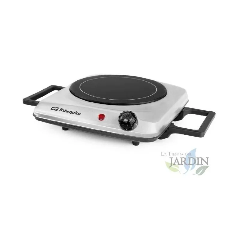 Portable ceramic hob Orbegozo 1200W. Cooking surface diameter: 177mm.