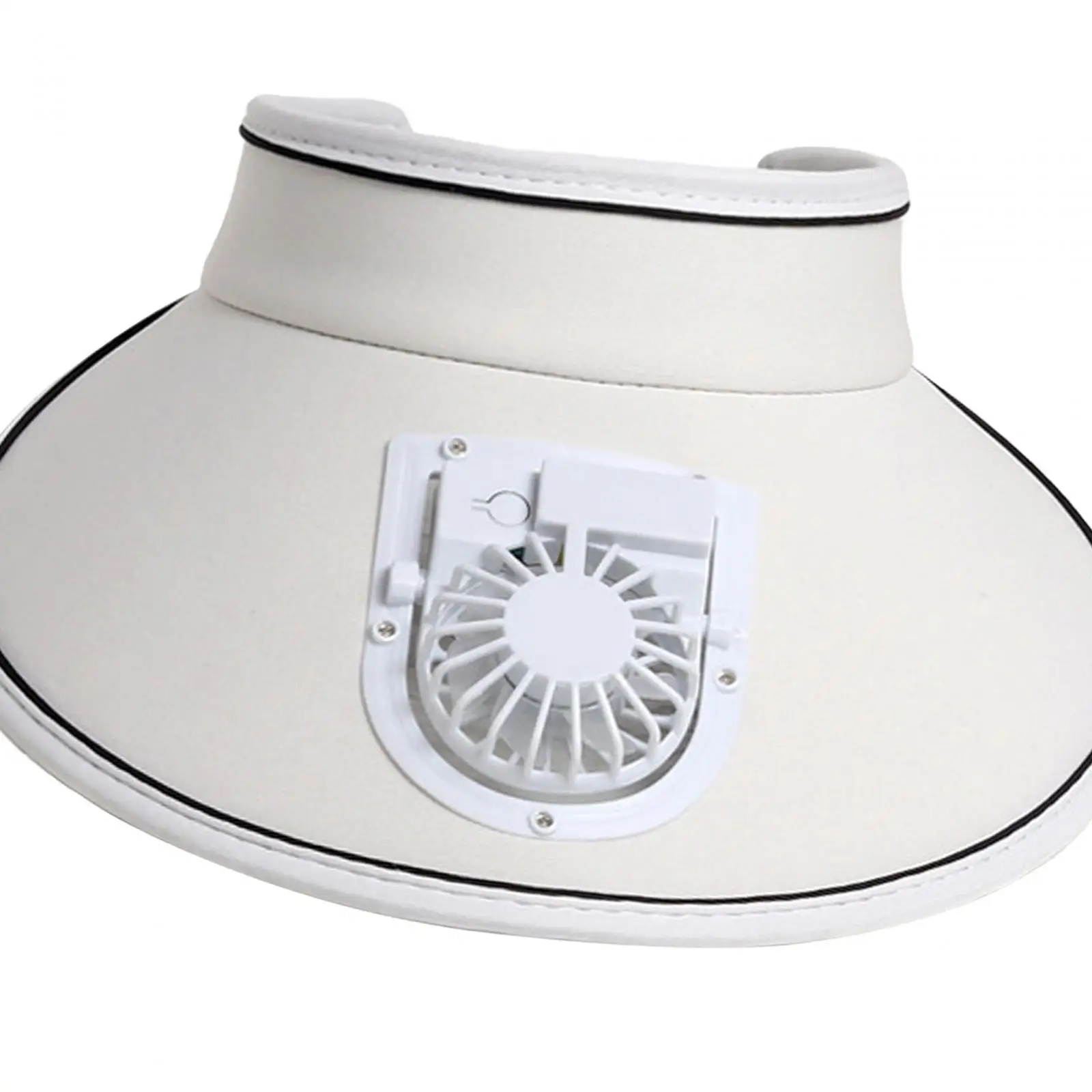 Sun Visor Hat with Fan Outdoor Caps Rechargeable Sun Protection 3 Levels of Wind Speed Fans Hat for Girls Boys Camping Hiking