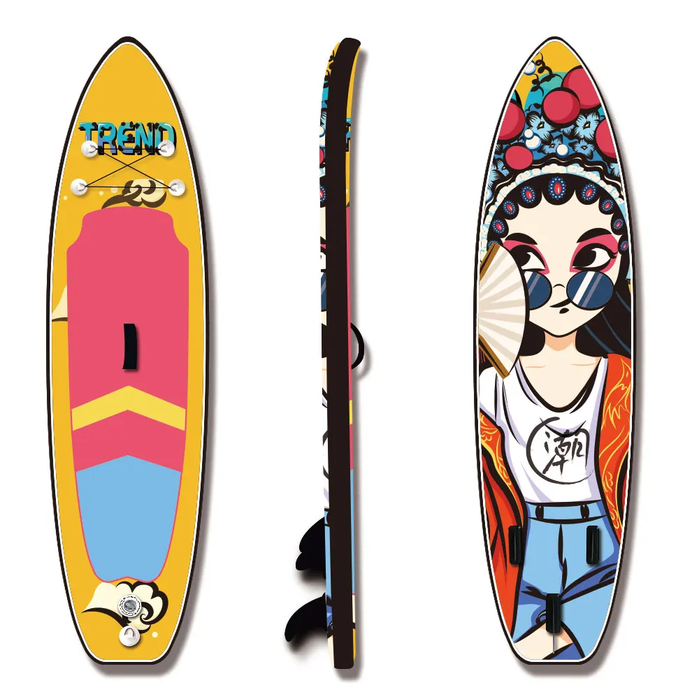 

Popular Design Inflatable SUP - All-Around Surf Paddle Board for Beginners
