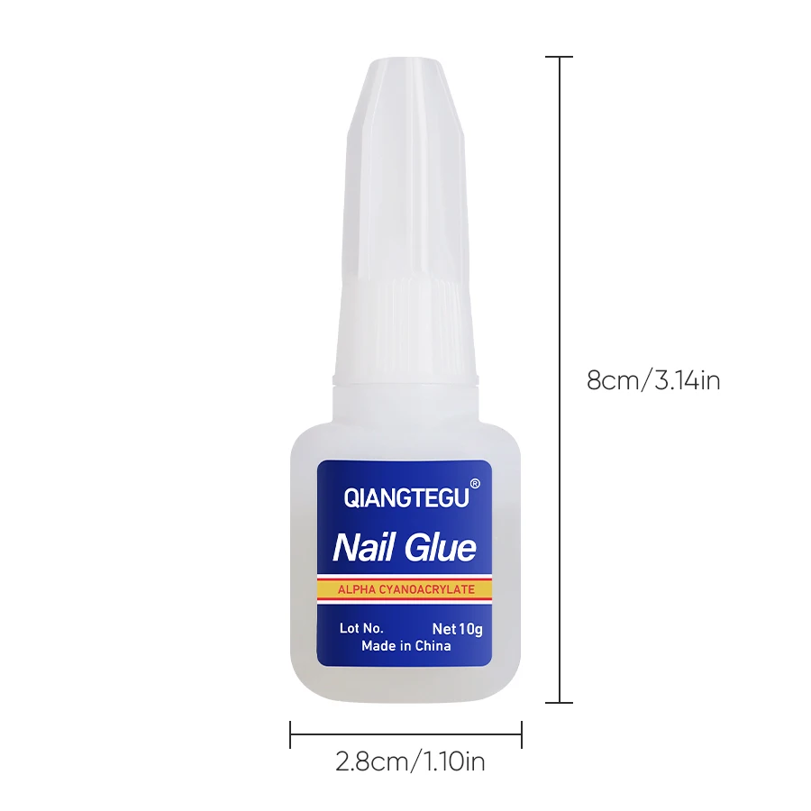 5PCS 1PCS 10g Nail Glue For False Nails Fast Drying Top Rhinestone Glue Quick Manicure Extension Gel DIY Nail Tip Art Supplies