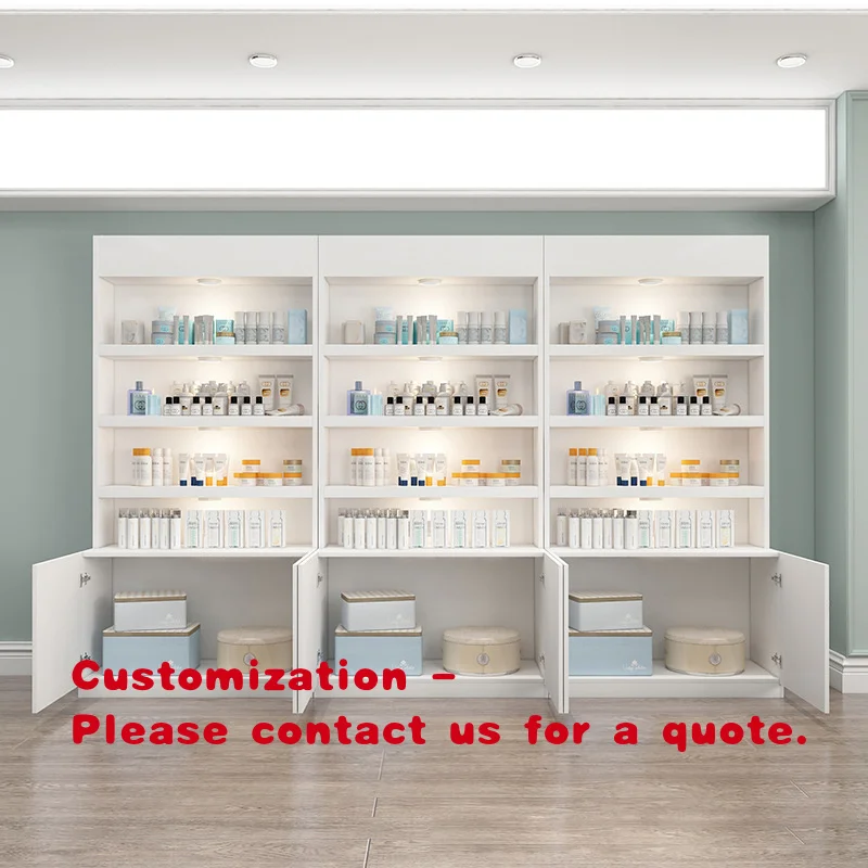

custom.Custom Beauty and Hair Products Display Cabinet Nail Locker Skin Care and Cosmetics Display Rack