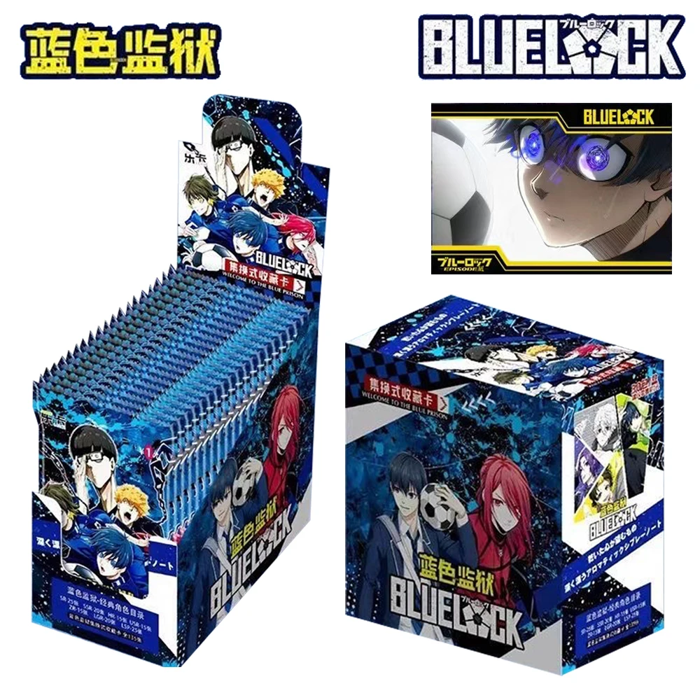 New BLUE LOCK Cards Anime Figure Isagi Yoichi Bachira Meguru Flash SSP LSP Limited Tcg Game Card Doujin Toys And Hobbies Gift