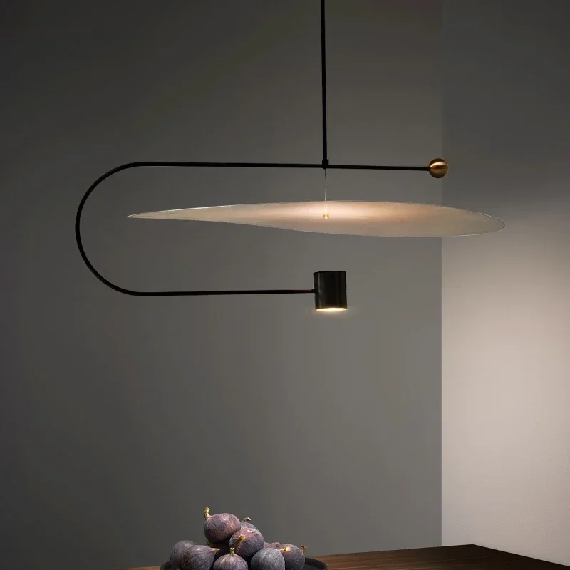 

Modern Designer Led Pendent Lights Acrylic Metal Black for Dining Room Table Bar Counter Chandelier Lighting Lusters Luminaires