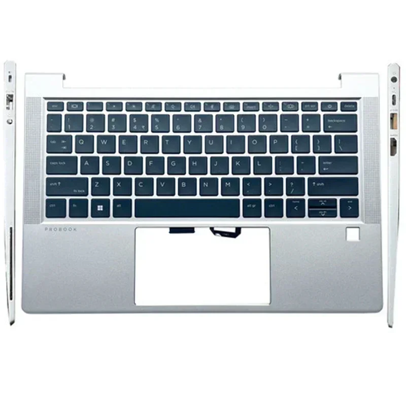 Imagem -04 - Teclado Original dos Eua para Laptop Palmrest Upper Cover Acessórios de Habitação Superior Probook 430 g8 g9 Zhan 66 13 g4 g5 M21190001