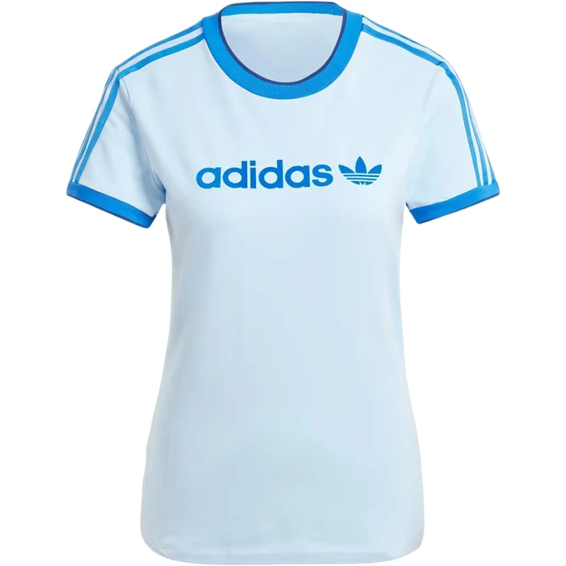 أديداس حقيقية أصول المرأة محبوك الكلاسيكية اقتصاص تنفس قصيرة الأكمام IZ2674 #5