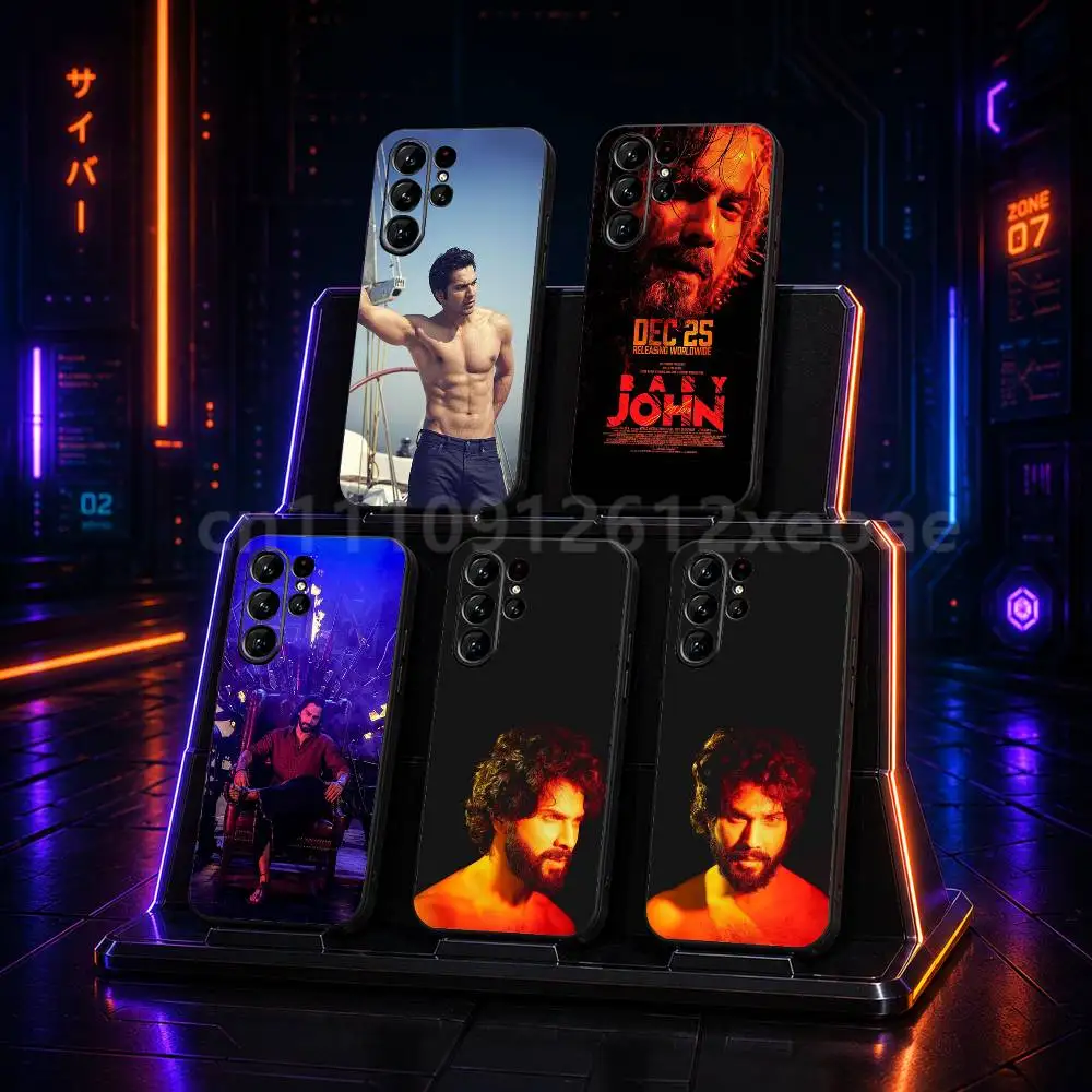 Varun D-Dhawan Baby J-John Black TPU Shockproof Case For Samsung Galaxy S21 S23 S25 S20 S22 S24 S26 S30 Plus Ultra