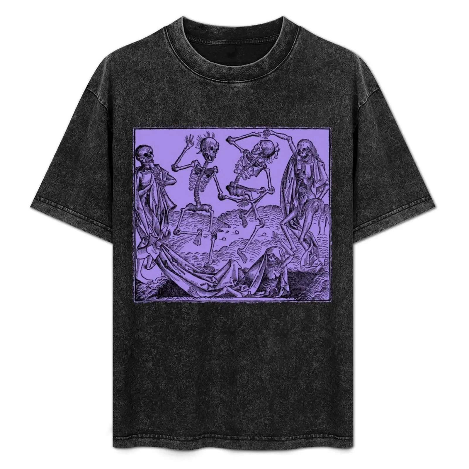 

Dance of Death / Dance of macabre - violet T-Shirt Big and Tall Gym T-Shirt