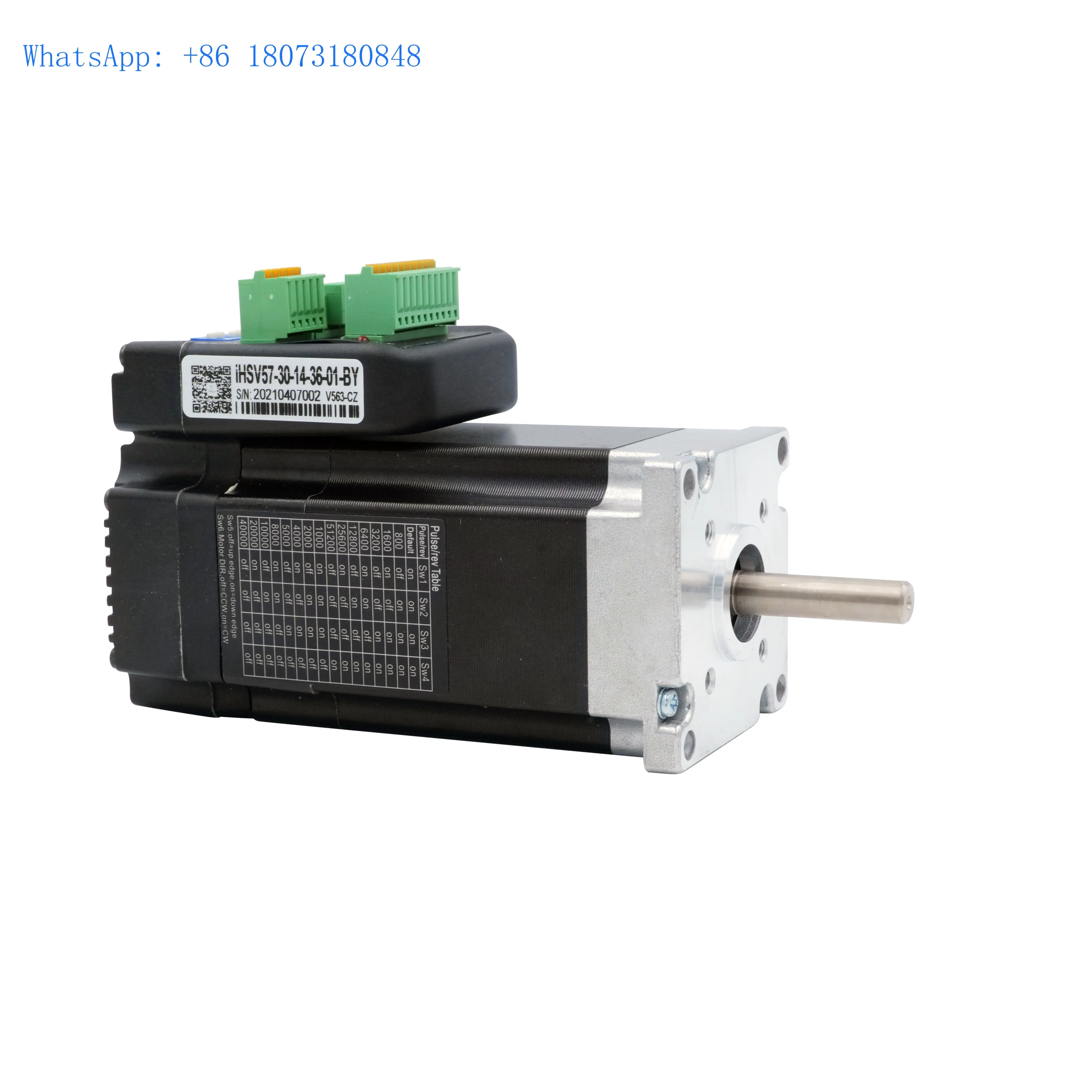 iHSV57-30-14-36 New Nema23 3000rpm cnc save place encoder 1000 line 140W integrated servo motor