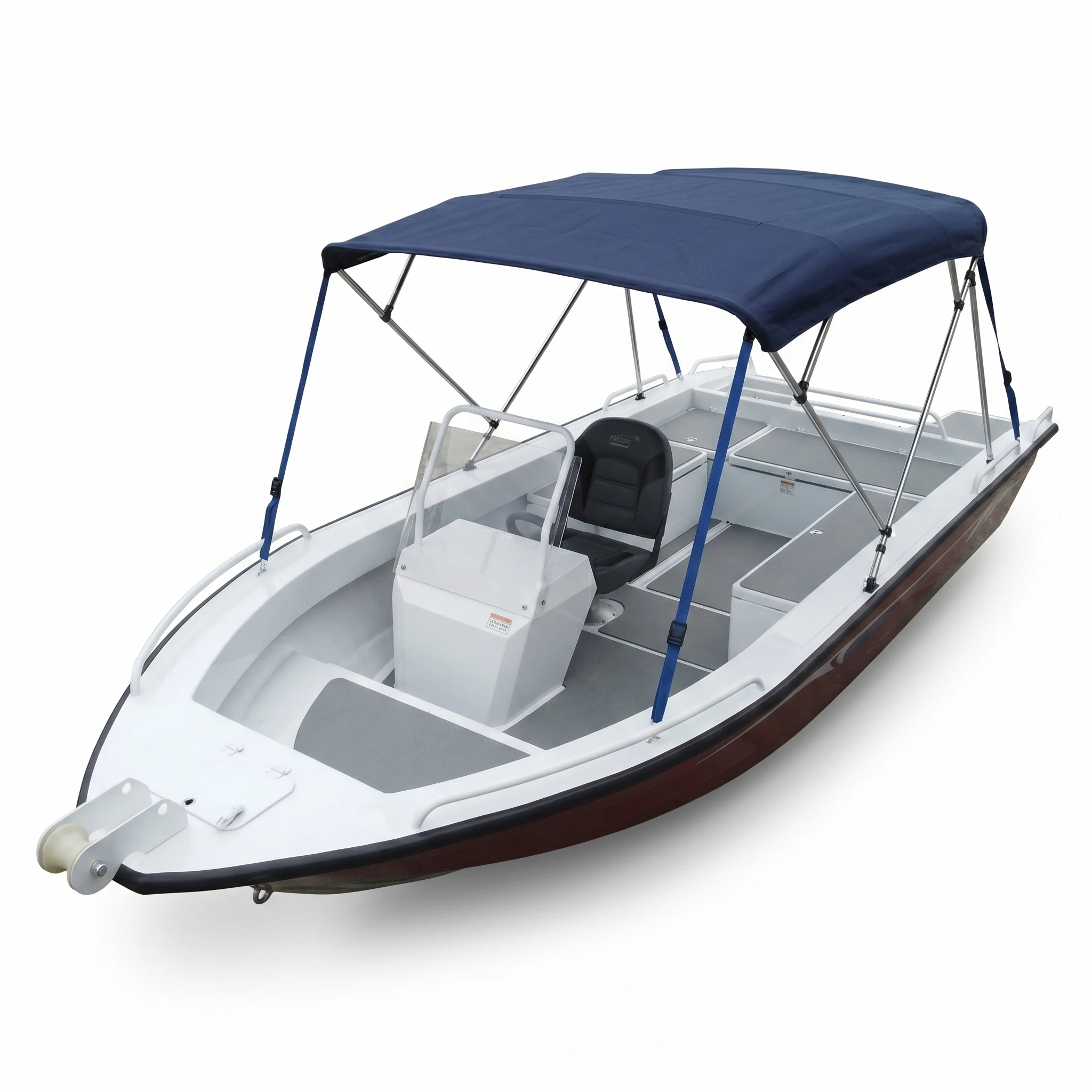 Aluminum Speed Boat 4.88m 5083 Alloy Hull Cruiser with Electric Steering & Autonomous Control System