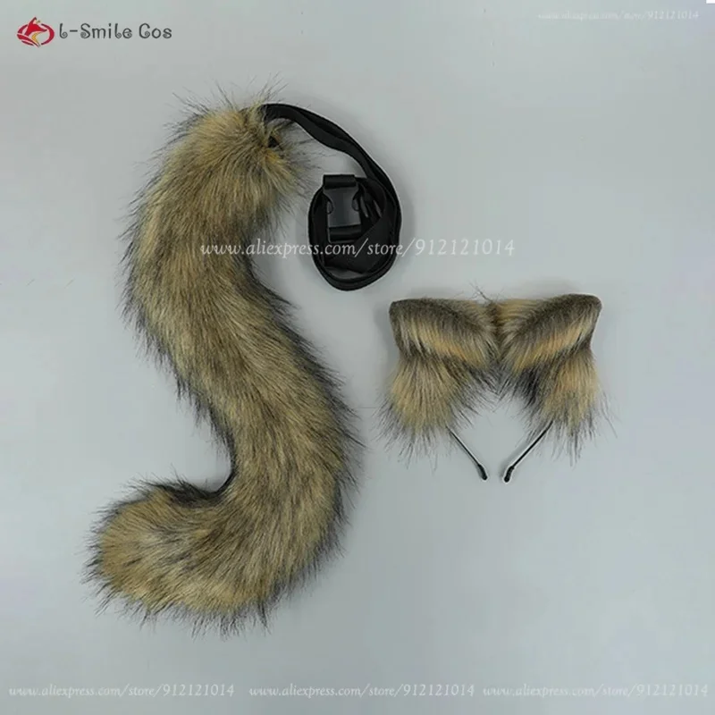 f,5.g'6j/8,Peluca de Anime Ruggie Bucchi, peluca corta de color castaño claro mezclado, cabello sintético resistente al calor, para cosplay.