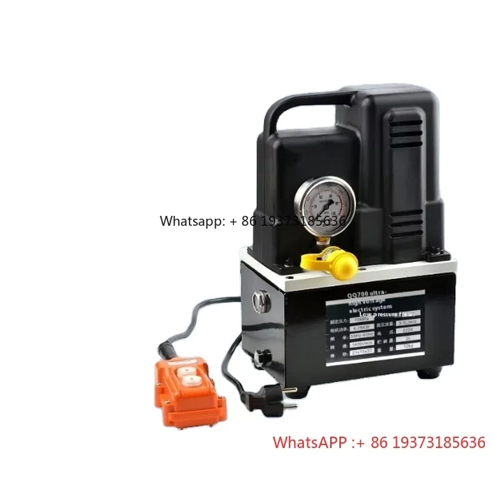 مصنع الجملة صغيرة جدا المحمولة QQ-700 مضخة الزيت الكهربائية مضخة المكبس الهيدروليكي مع التخصيص OEM