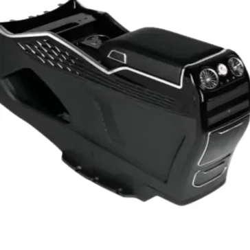 

Universal leather car armrest with cup mobile phone holder center console armrest box central store content storage box