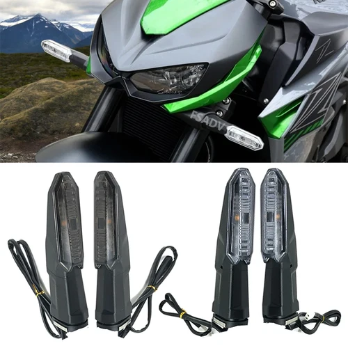Luz LED de intermitente para KAWASAKI Z1000 Z900 Z800 Z750 Z650 Z300 Z400 Z125, accesorios para motocicleta, lámpara intermitente