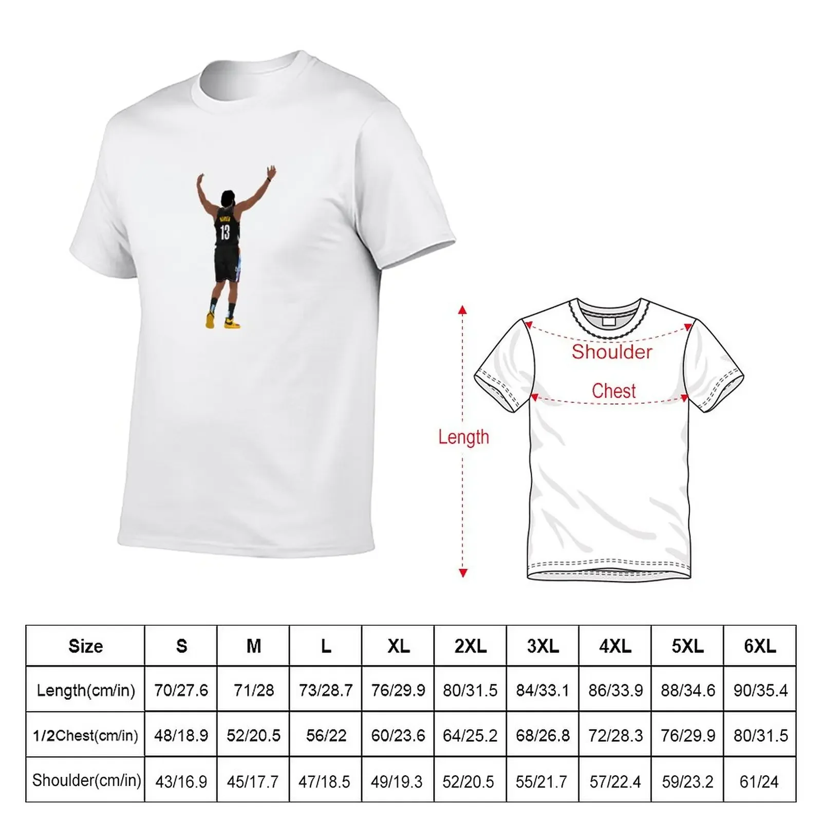 James Harden BKLYN T-Shirt sublime summer top sweat shirts, men