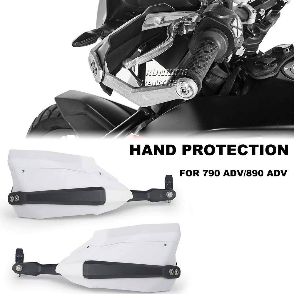 

For 790ADV 890ADV 790 890 ADV Adventure Motorcycle Hand Guard Wind Deflector Handlebar Handguard Protector Brush Bar Kit