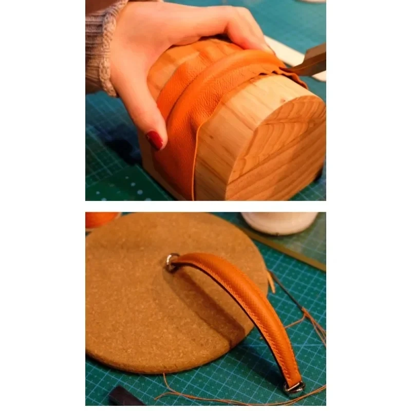 Leather Craft Bend Fixed Mold, Stitch Sewing, Wood Hand Tool Accessories, Corner Shaping Tool, Designer, 1Pc