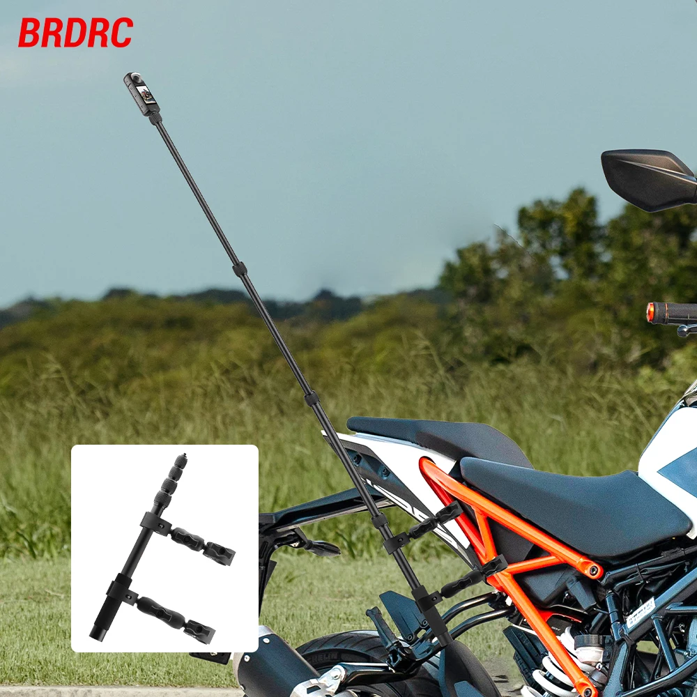 

Flymile Motorcycle Bike Camera Monopod Handlebar Mount for Insta360 X5/X4/Gopro 13/Action 5 Camera Accessories with Selfie Stick