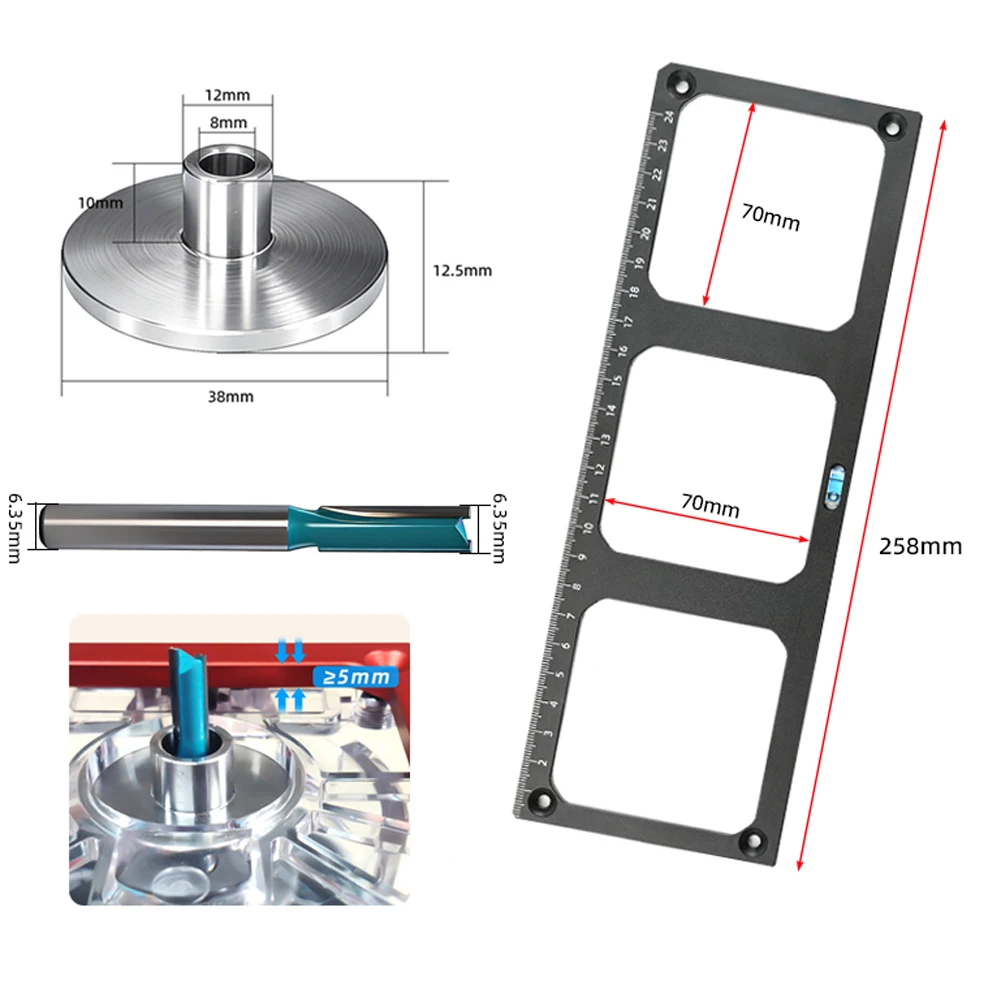 

Вспомогательная направляющая пластина для обрезного станка; Гравировальный станок с ЧПУ Электрический фрезерный станок по дереву