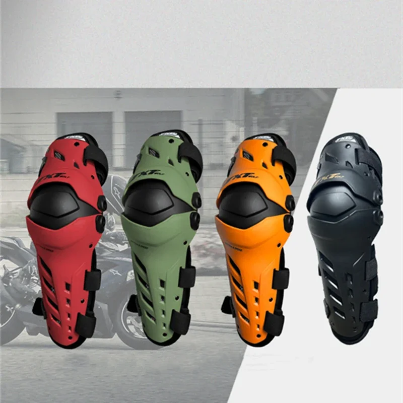 Motocicleta Proteção Anti-Queda para Equitação, Leg Guard, Design Ergonômico, Equipamento de Proteção Off-Road, Todas as Estações