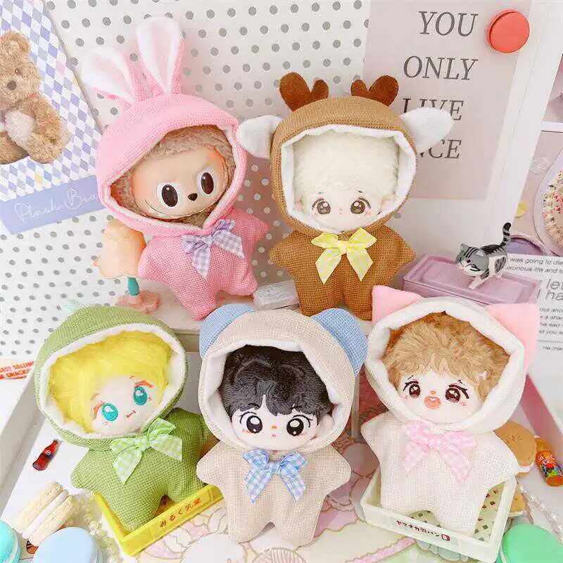 10cm Cotton Doll Clothes 17cm Labububu Dolls Dresses Up Doll Accessories Cultivate Hands-on Ability Children's Gift Toys