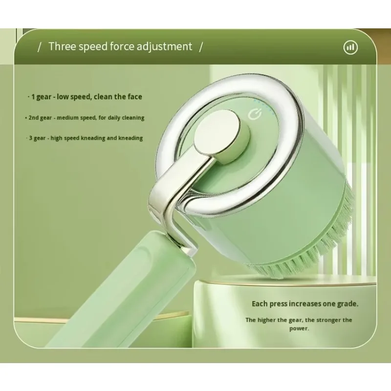 

Multi Functional Electric Shower Brush, Back Rubbing Device, Charging Brush, Ash Brush, Mud Brush